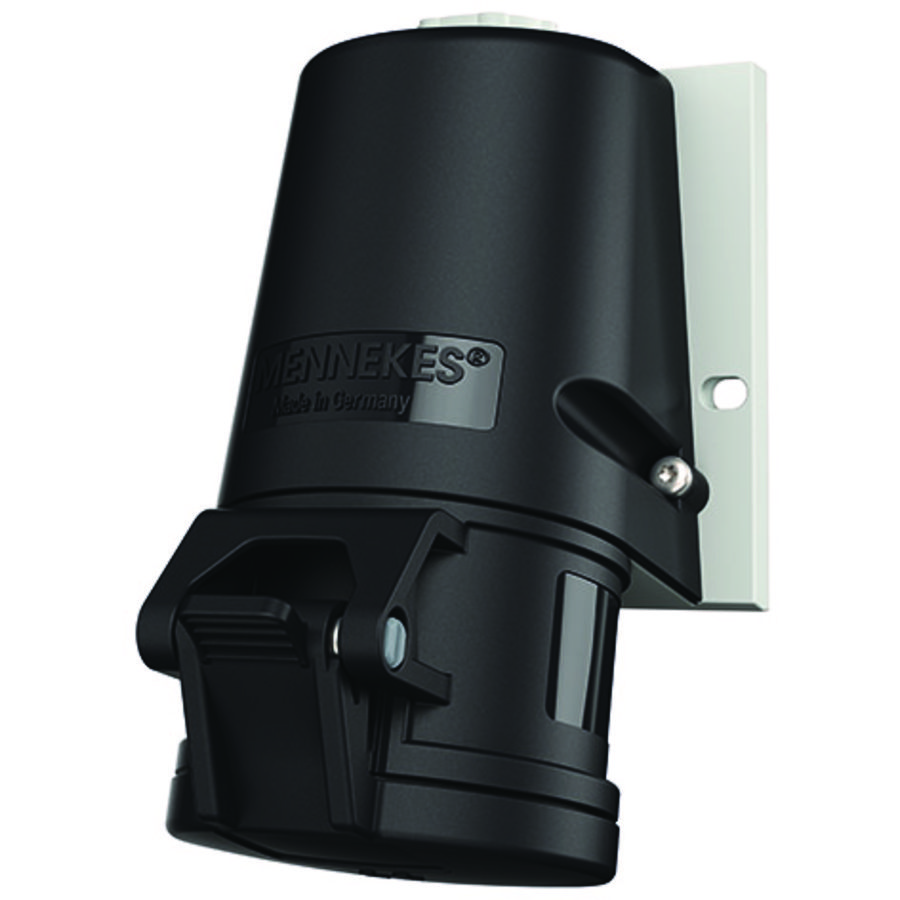 Wandcontactdoos 16A 4-polig  7H 500V IP44