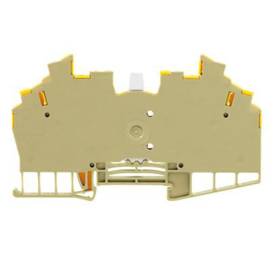 Scheidingsklem beige / geel 1.5mm2 1 VVE=25