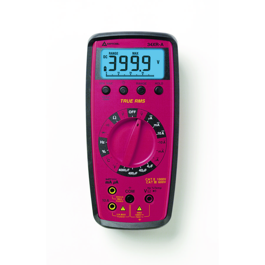 TRMS multimeter met meetsnoeren en ophangset
