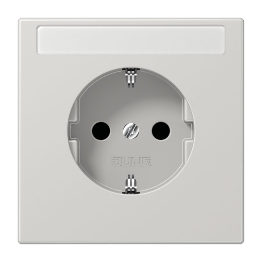 Wandcontactdoos LS990 lg besch.cont.aanr.veil tekstv