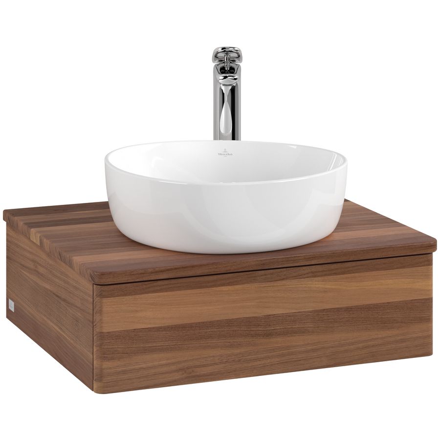 Wastafelonderkast Antao 600x190x500mm Warm Walnut L07052HM