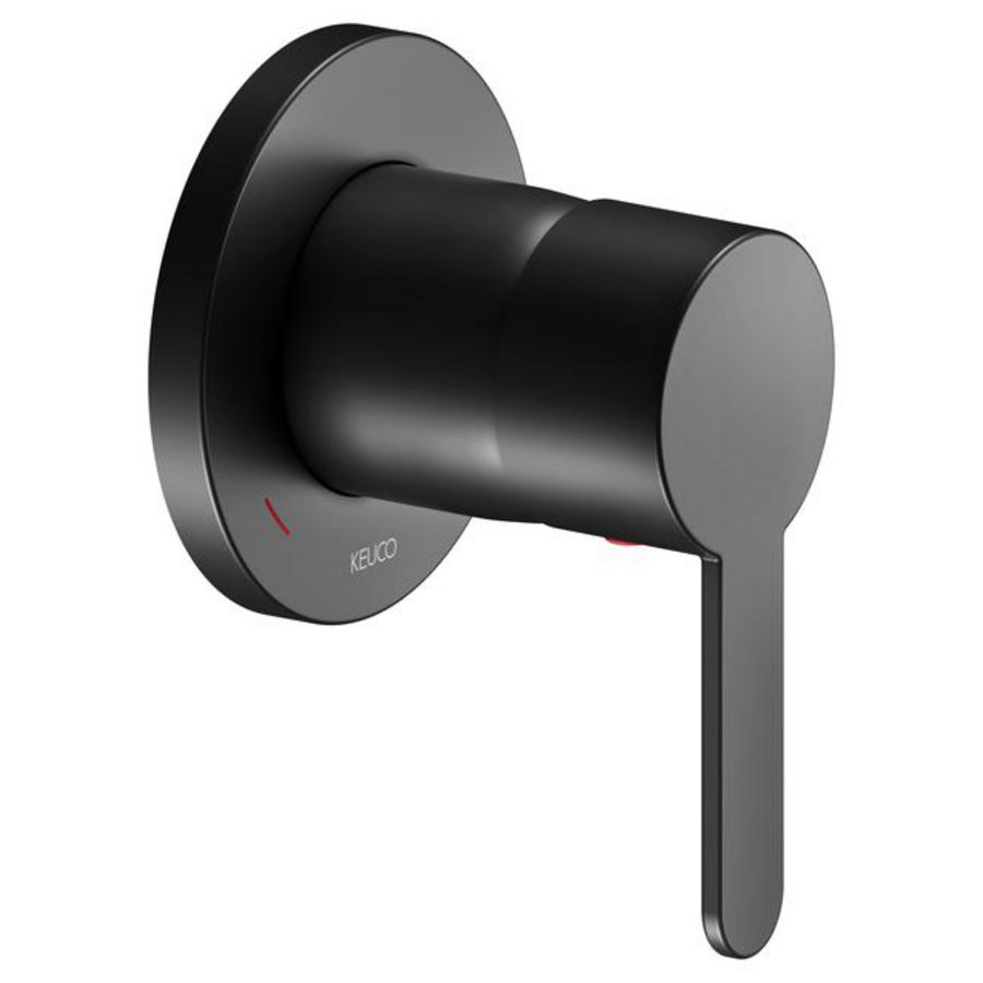 1-hendel mengkraan OPBOUW DN15 rozet rond IXMO GREEP Flat zwart