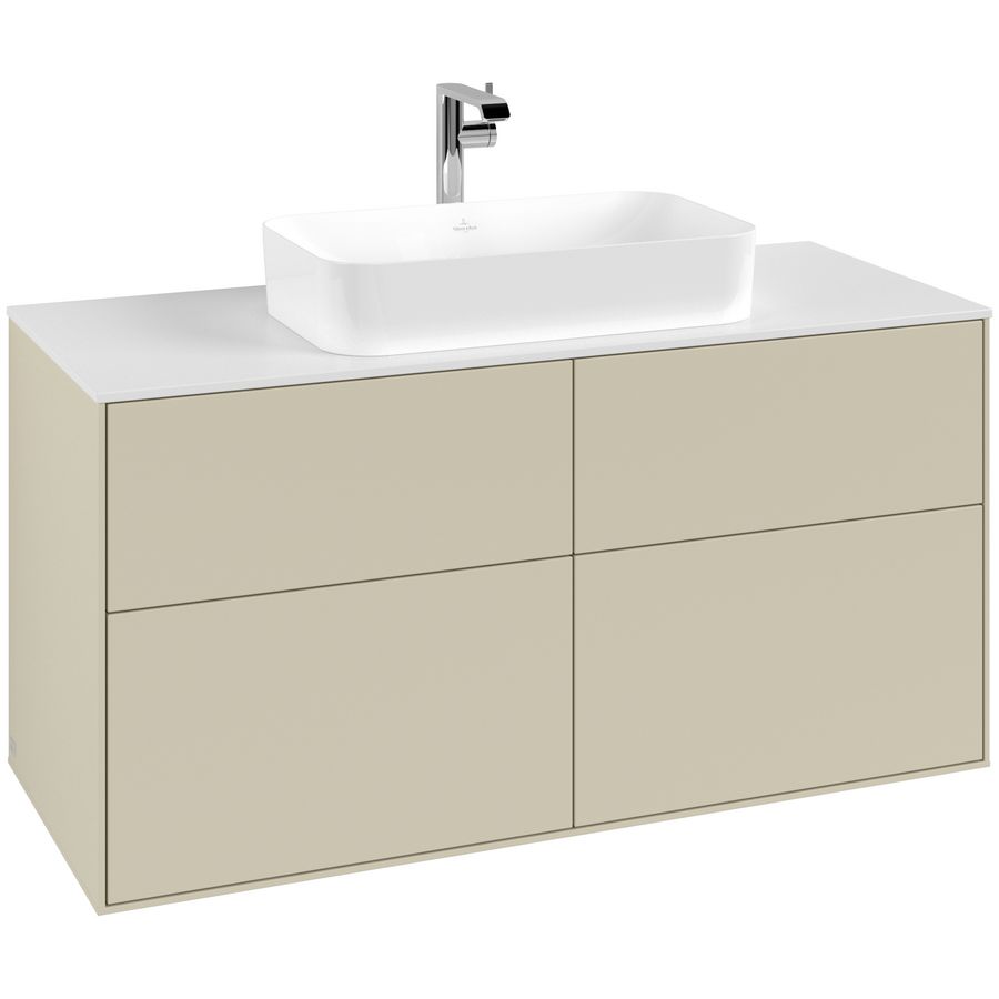 Wastafelonderkast Finion 1200x603x501mm S.Grey Matt Lacquer F26100HJ