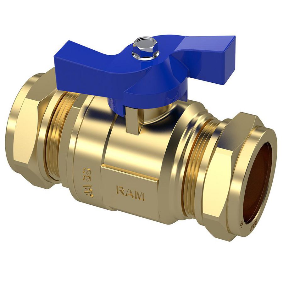Kogelkraan S28 28mm knel blind vlinderhendel VVE=480
