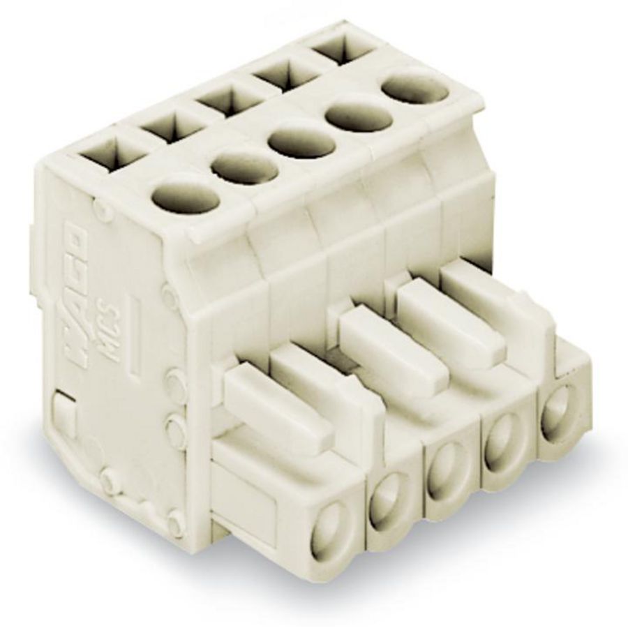 1-draads FE steker HA 2,5mm² li.grijs 722-202/026-000VVE=100