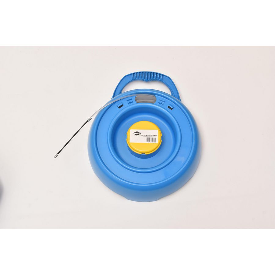 Trekveer VALON Nylon ø4mm 20mtr. 1 oog in pvc oprolbox VVE=4