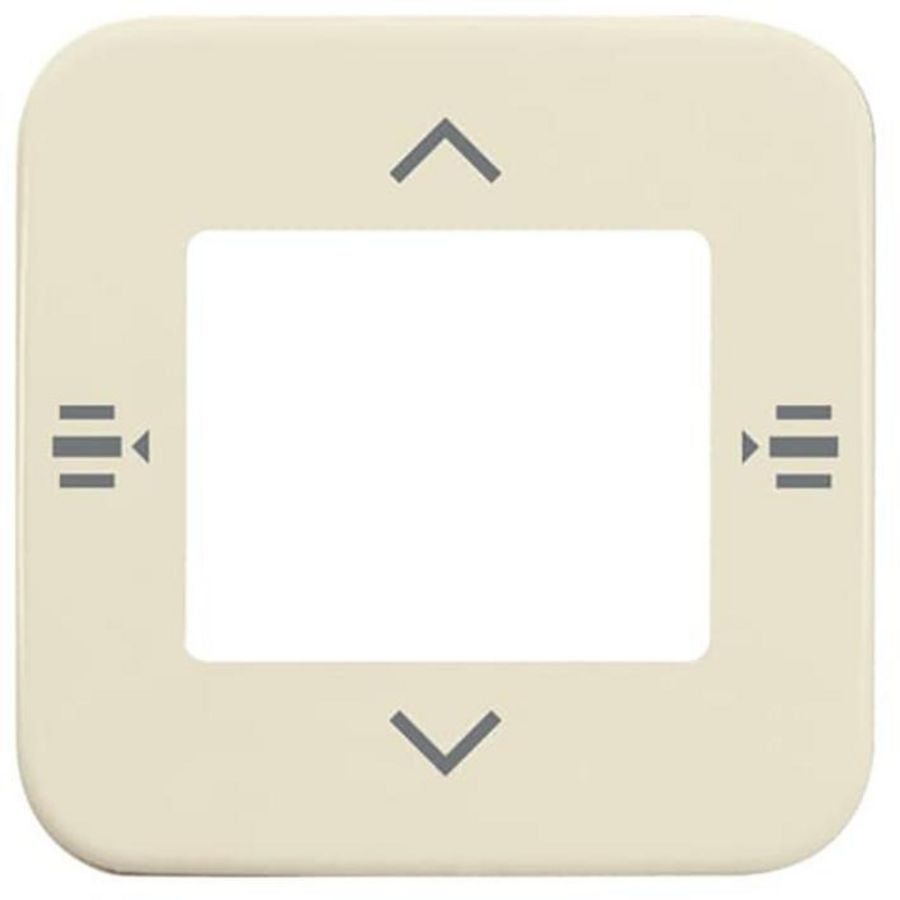 Afdekplaat voor 6-voudig bedieningselement KNX jaloezie wit (6108/61-212)
