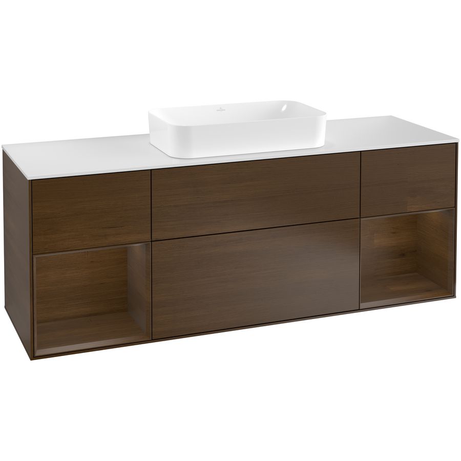 Wastafelonderkast Finion 1600x603x501mm W.Veneer F331GNGN