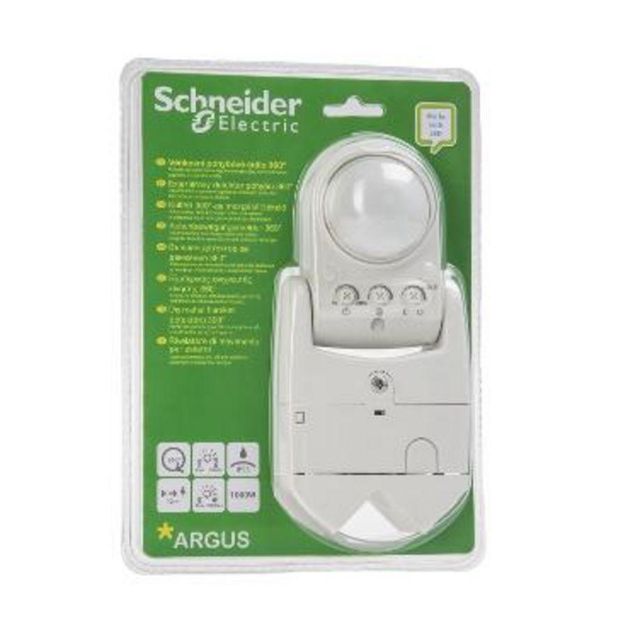 Bewegingsmelder inb. ARGUS standard outdoor 360gr. Polarwit