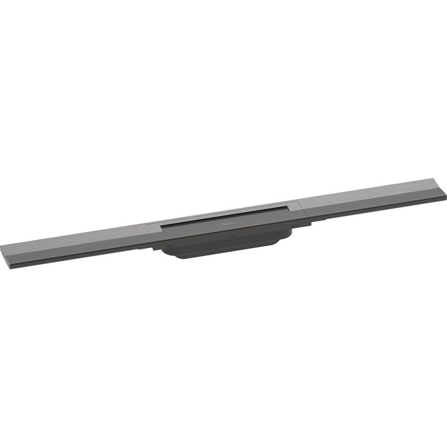 Douchegoot RainDrain Flex rechte 700 inkortbaar Black Chrome