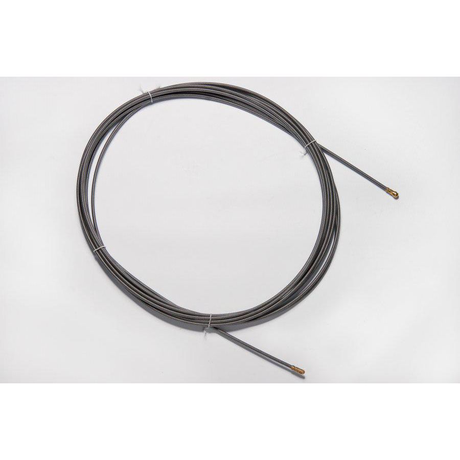 Trekveer blank stalen ø5,2mm met binnenkabel 10mtr. 1x kogelkop