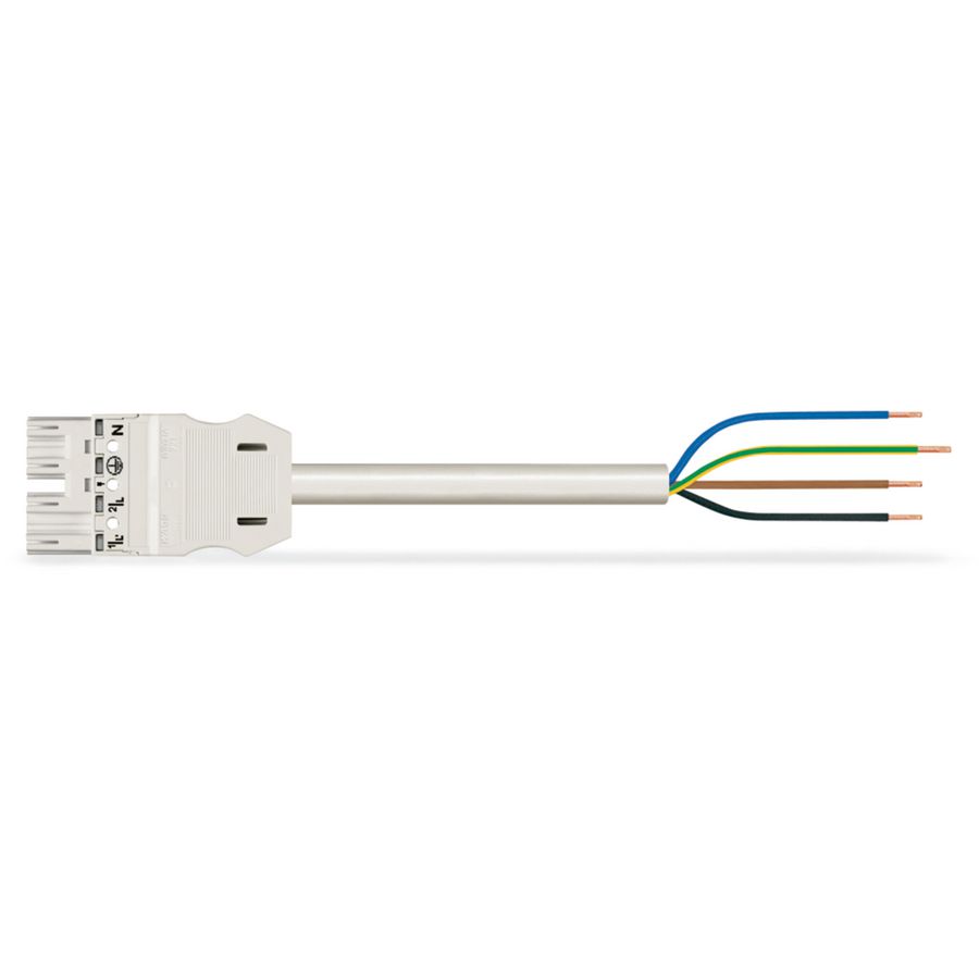Geconf.aansluitkabel Eca Steker/open einde 771-9994/206-102