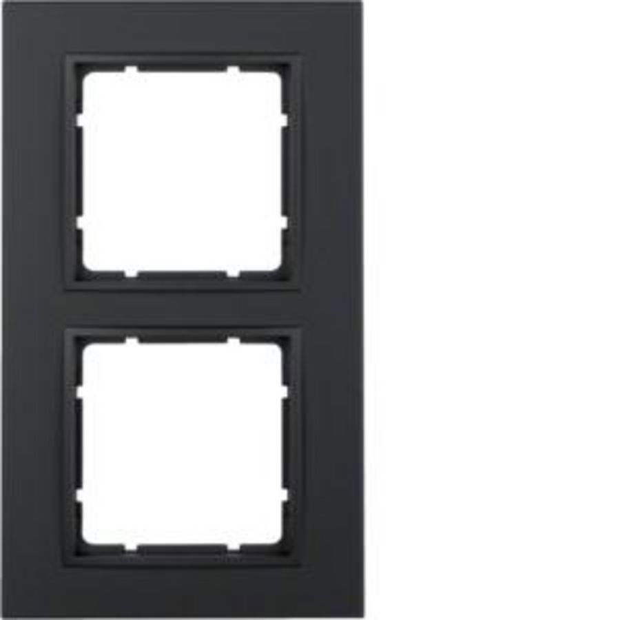 Afdekraam 2-v berker B.7 antraciet mat