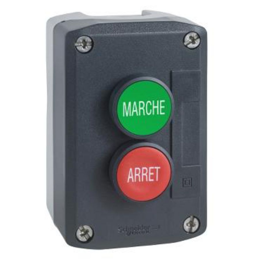 drukknopkast Functie Start/Stop 22mm Donkergr Harmony XAL-D