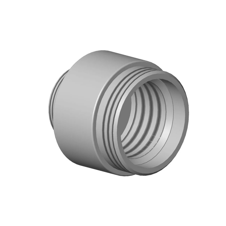 Nippel 22x21mm Champagne gebors. (22kt Goud)