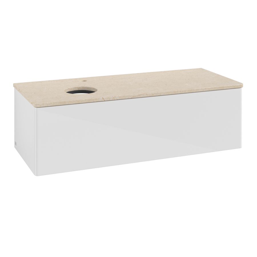 Wastafelonderkast Antao 1200x360x500mm G.White.L L33053GF