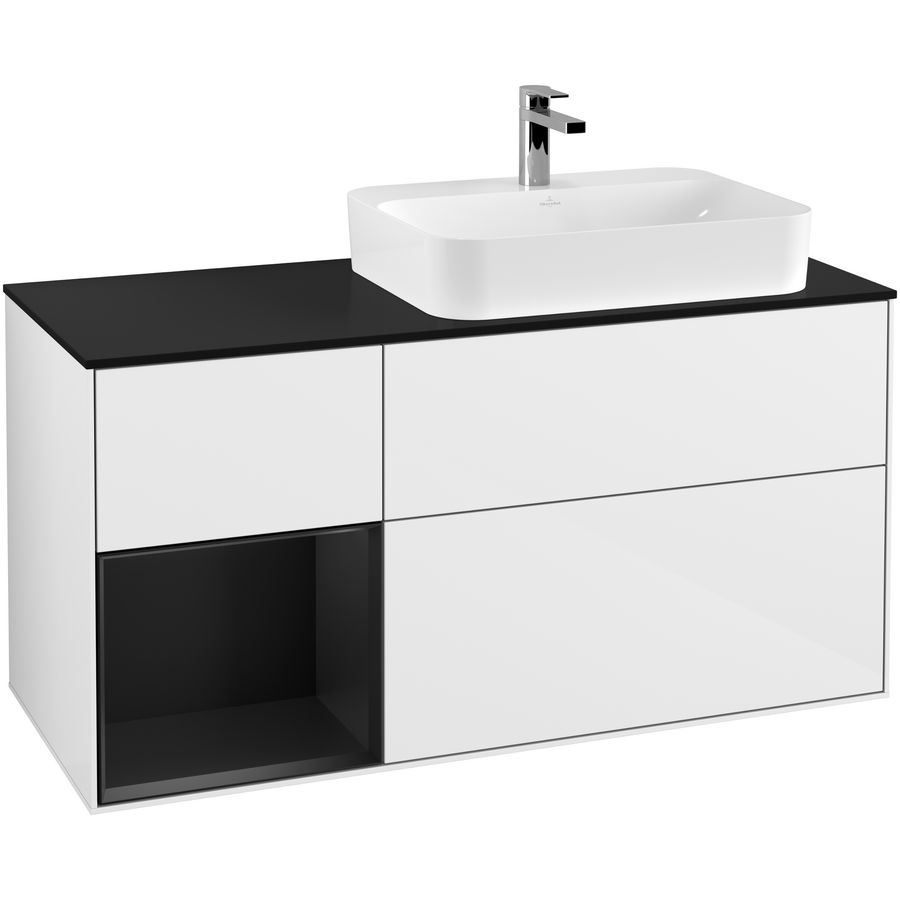 Wastafelonderkast Finion 1200x603x501mm G.White.L G392PDGF
