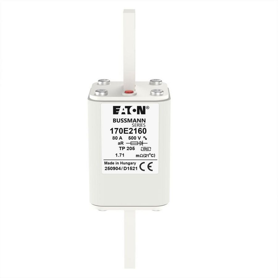 Zekering hoge snelheid 80A AC 500V 45x45x141mm aR me VVE=6
