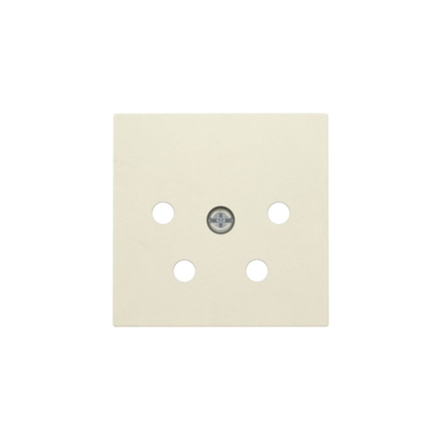 Afwerkingsset 4-polig inbouwcontactdoos PTT cream