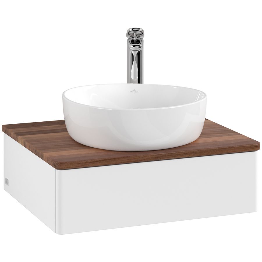 Wastafelonderkast Antao 600x190x500mm White Matt Lacquer K07052MT