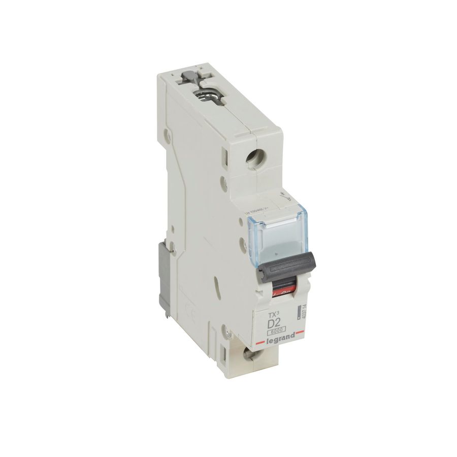 Installatieautomaat MCB TX3 1-polig D-karakteristiek 2A 6000A