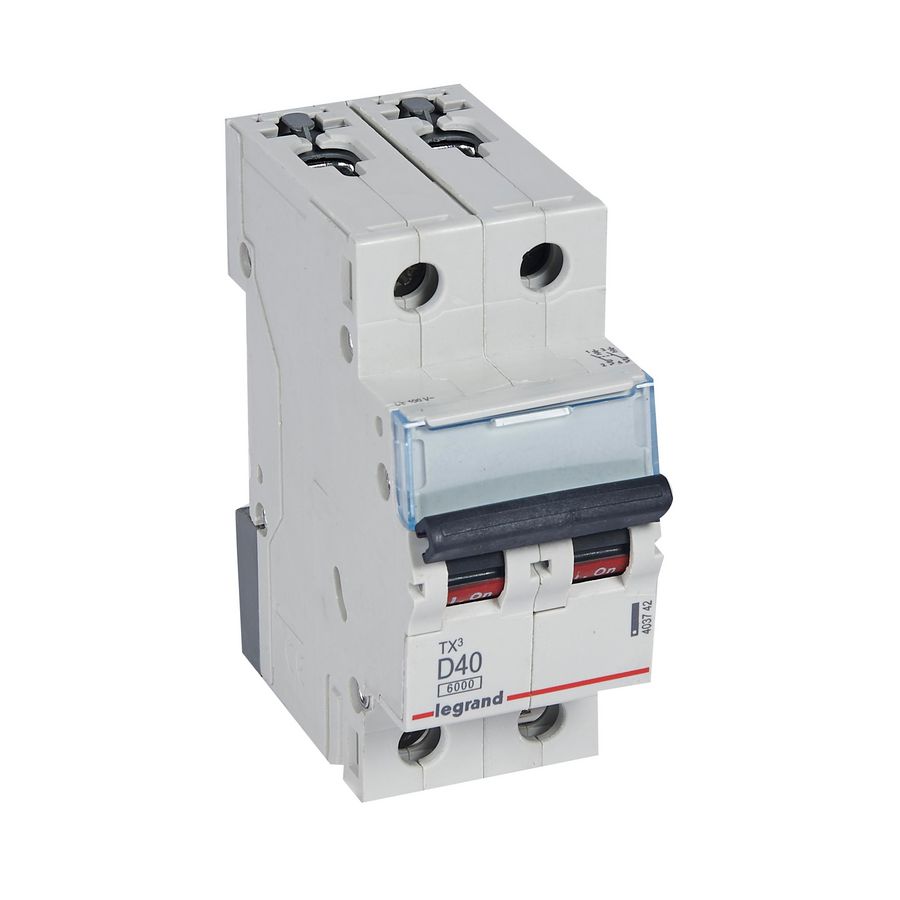 Installatieautomaat MCB TX3 2-polig D-karakteristiek 40A 6000A