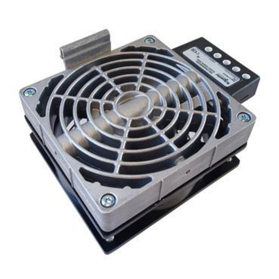 Verwarmingselement ventilator 200W 230V Aluminium ClimaSys