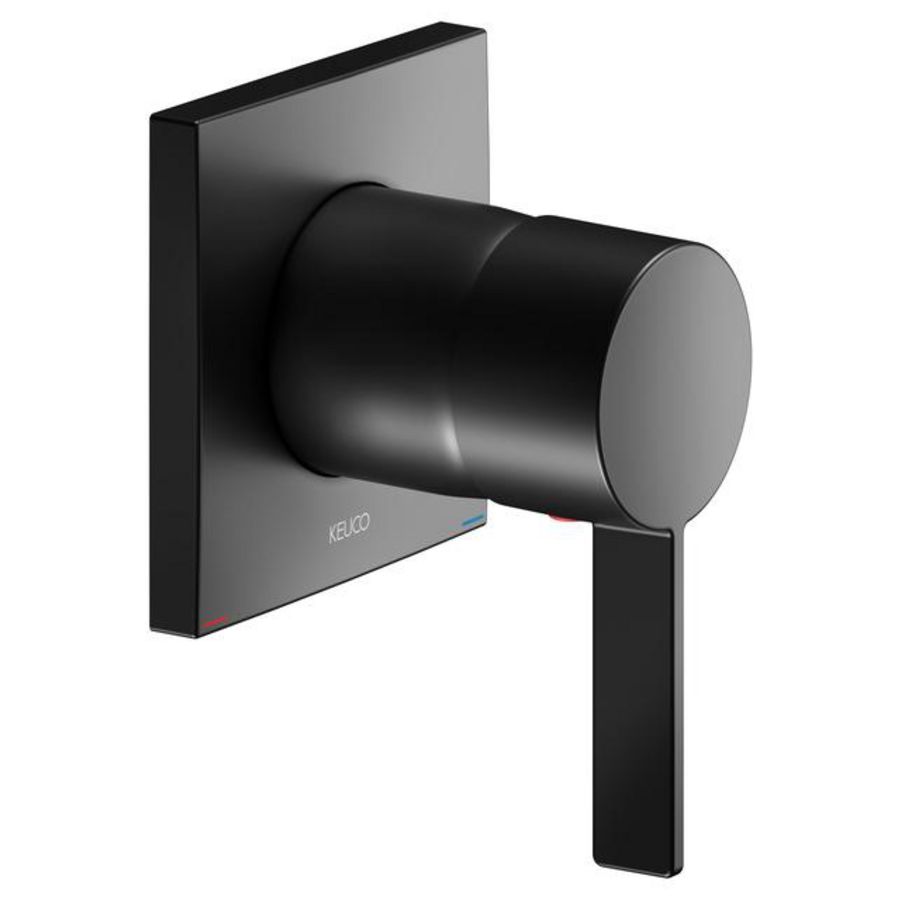 1-hendel mengkraan OPBOUW DN 15 rozet viekant zwart