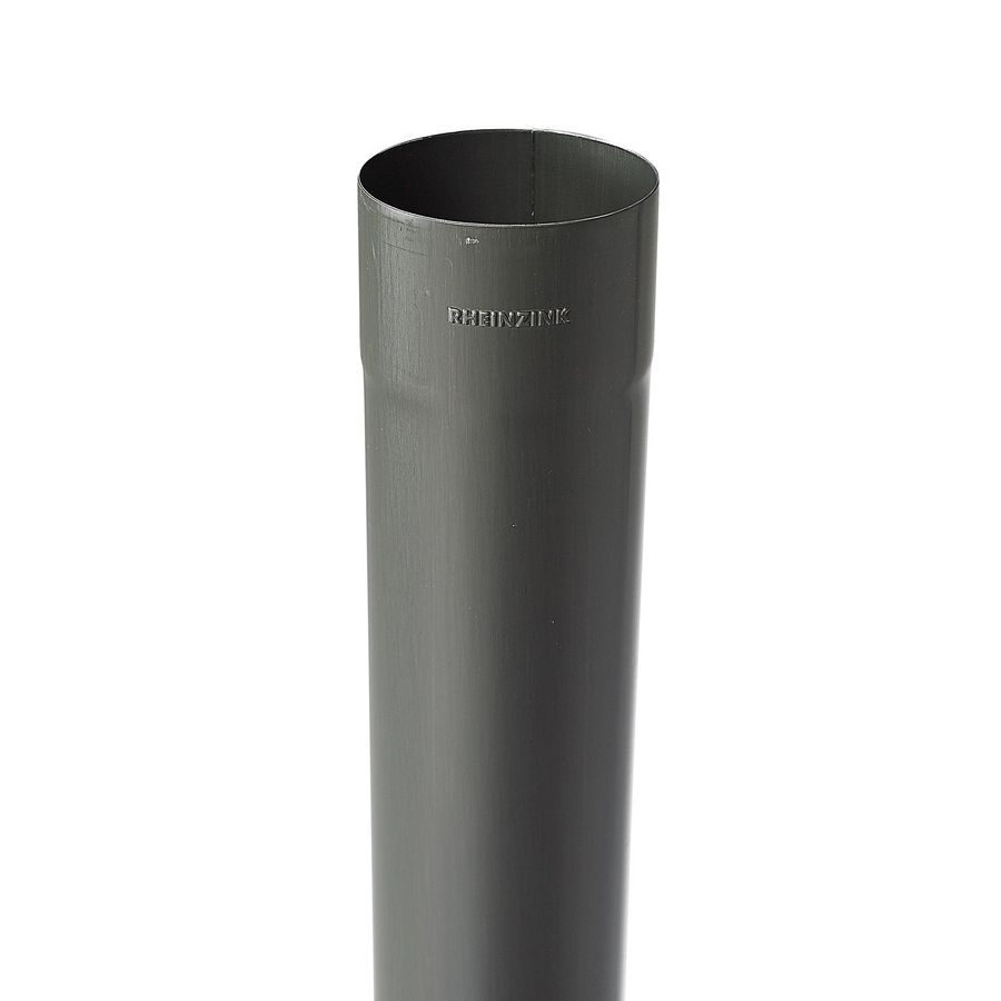 Lengte a 3mtr. zinken graphite-grey HWA buis 80x0.7mm
