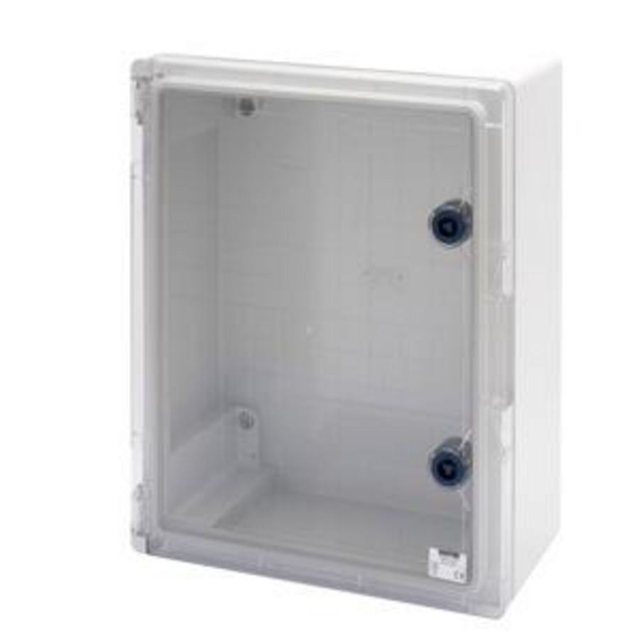 WATERDICHTE KAST TRANSPARANTE DEUR VOORZIEN SLOT GWPLAST 120