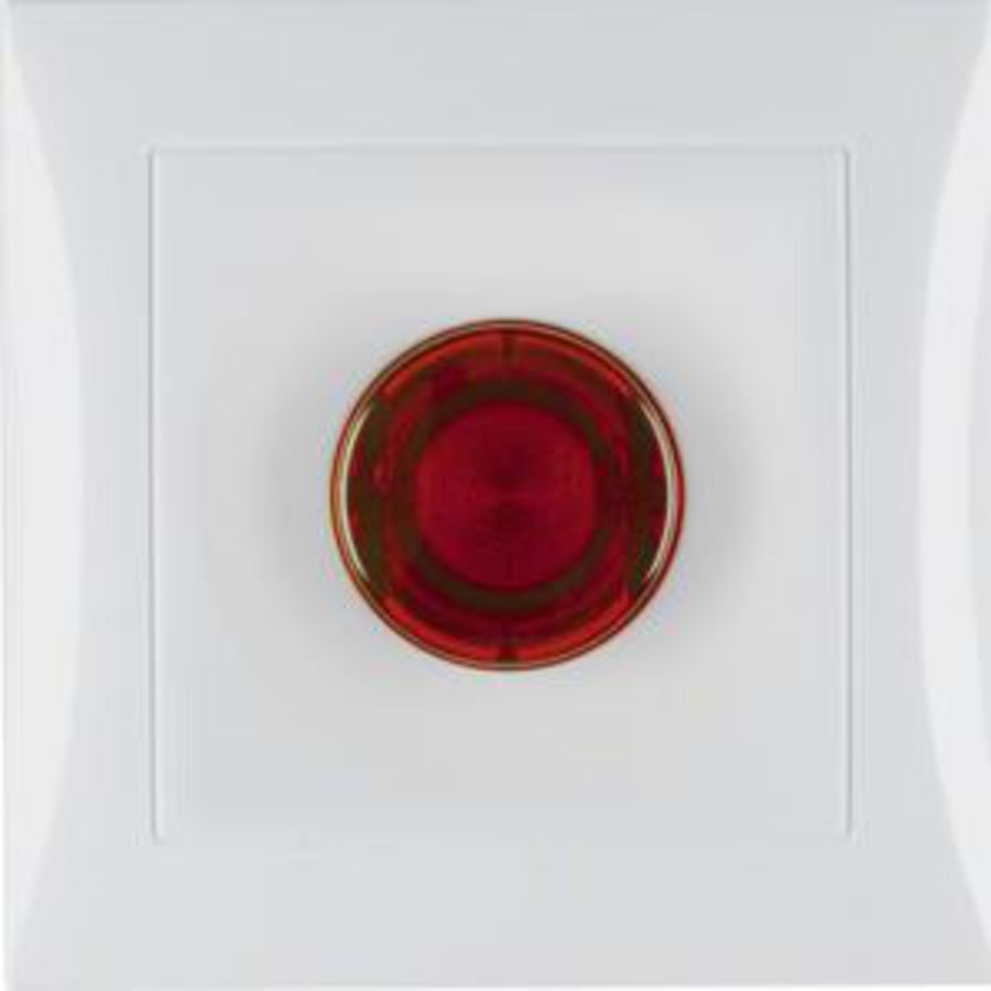 Impulsdrukker trappenhuisverl. afdek. berker S.1/B.3/B.7 glans