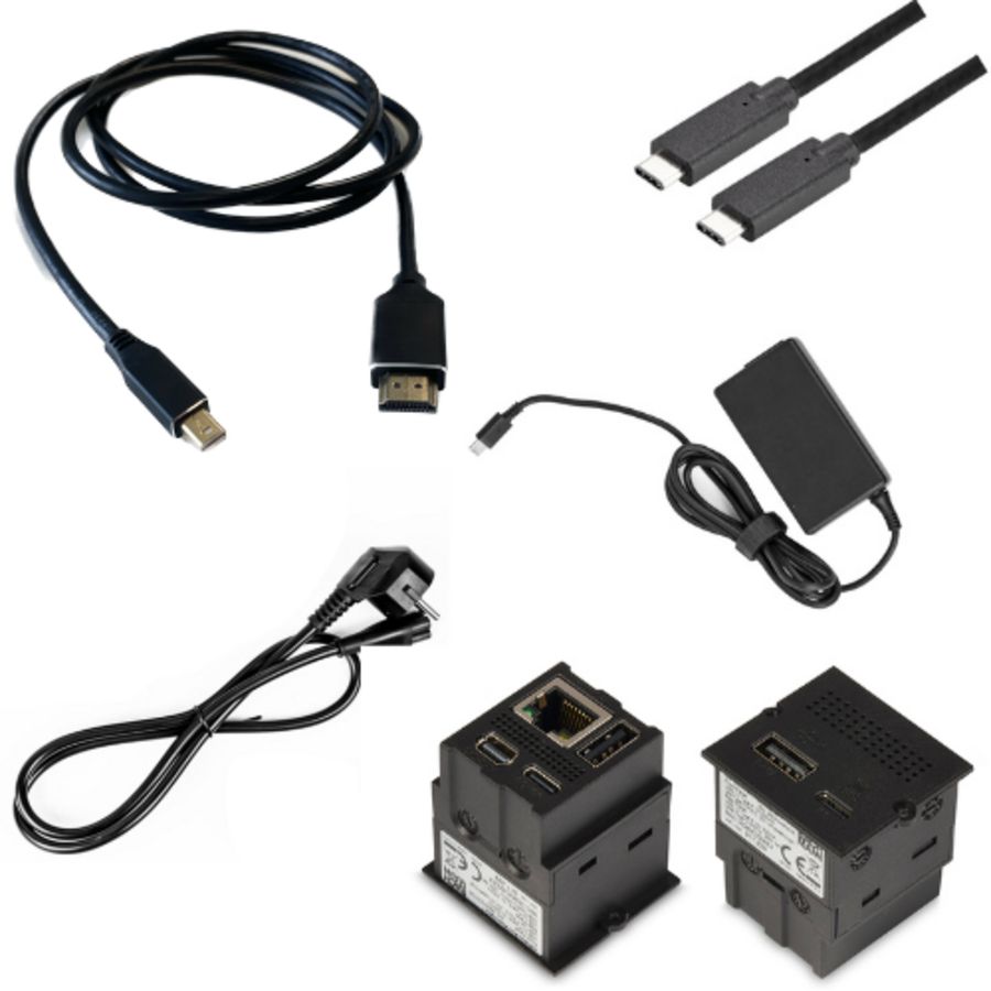 Inzetplaatje Mini Docking Station set v.v. display port