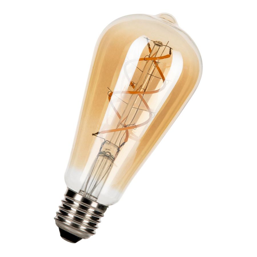 LED-lamp ST64 SPIRALED Basic E27 DIM 4W (25W) 250lm 819 goud