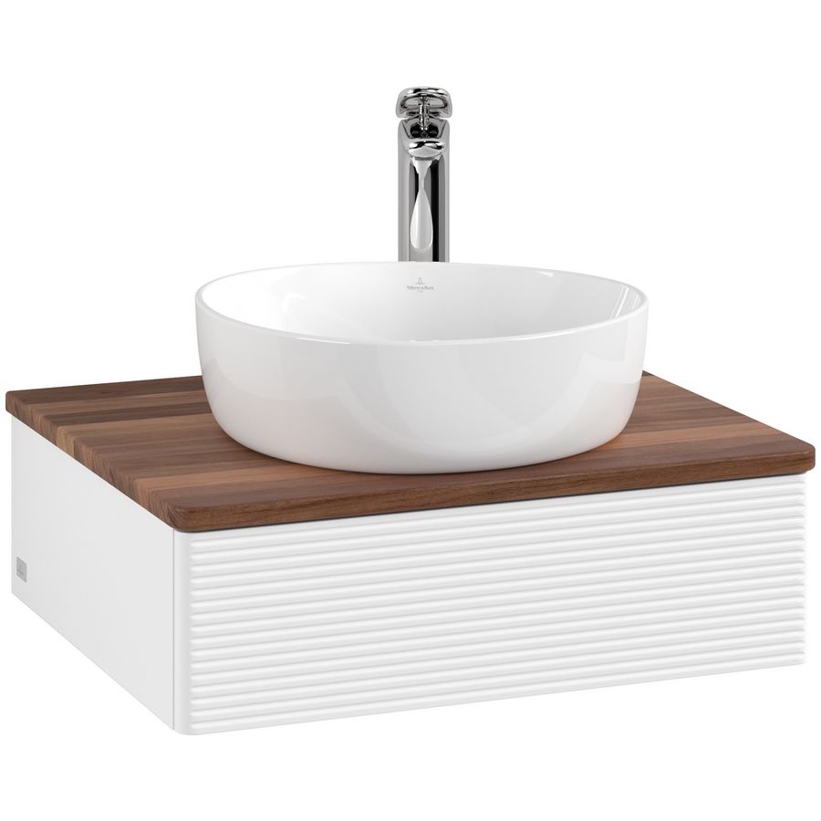 Wastafelonderkast Antao 600x190x500mm White Matt Lacquer K07152MT