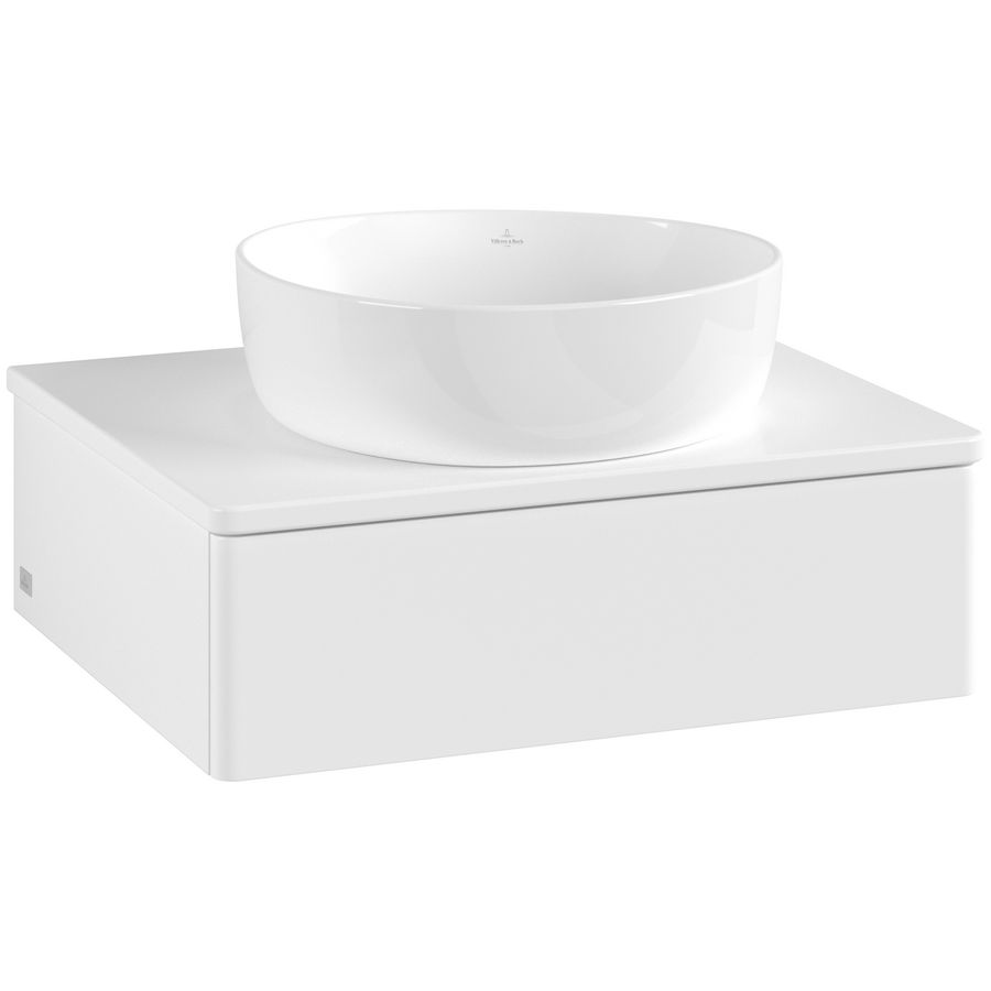Wastafelonderkast Antao 600x190x500mm White Matt Lacquer L07010MT