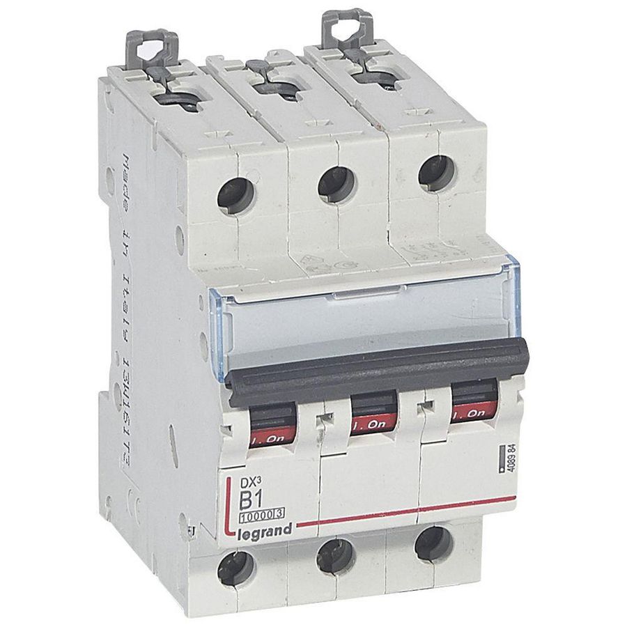 Installatieautomaat MCB DX³ 3-polig B-karakteristiek 1A 10000A