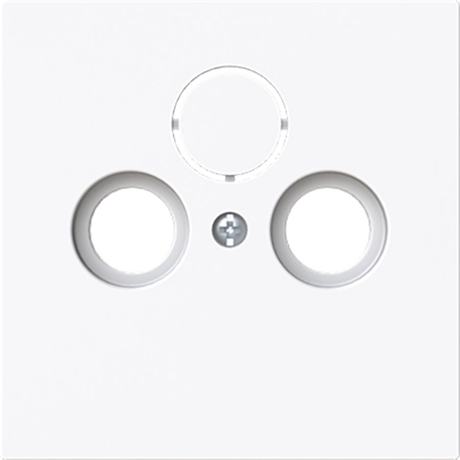 Centraalplaat antenne art-wit (1743-44G)