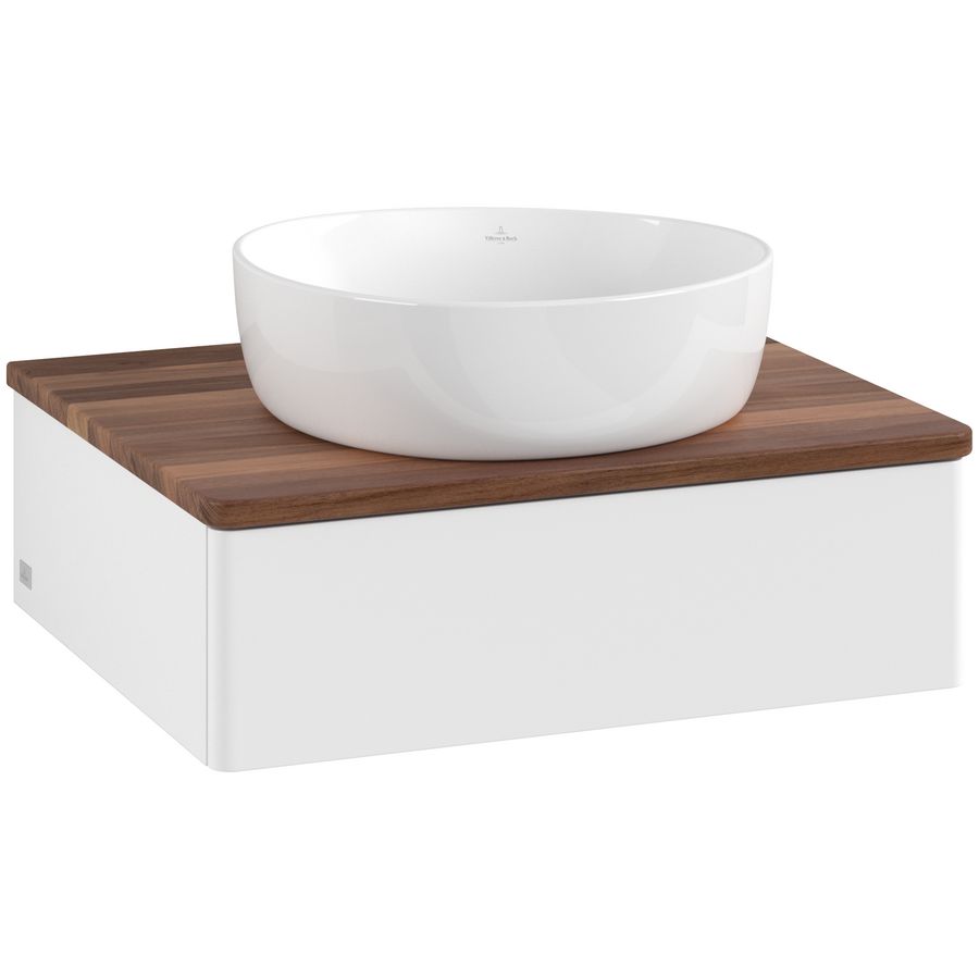Wastafelonderkast Antao 600x190x500mm White Matt Lacquer L07012MT