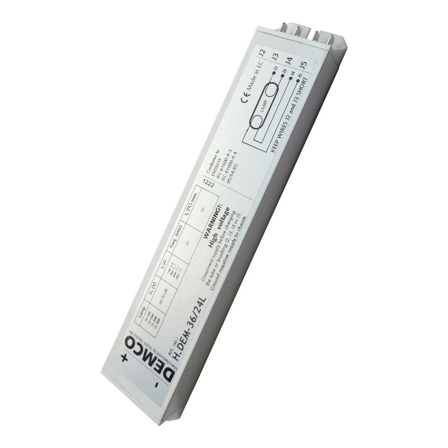 Voorschakelapparaat H.DEM 36/24L 24V DC TL-D 15-38W