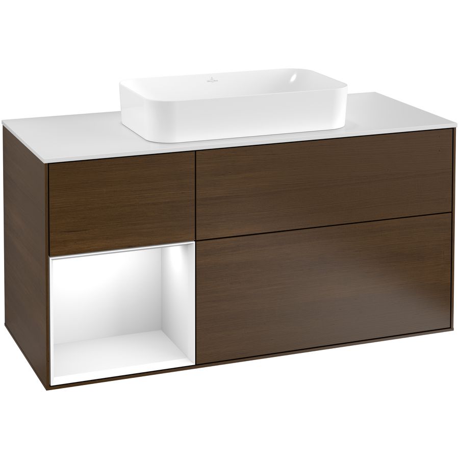 Wastafelonderkast Finion 1200x603x501mm W.Veneer G291GFGN