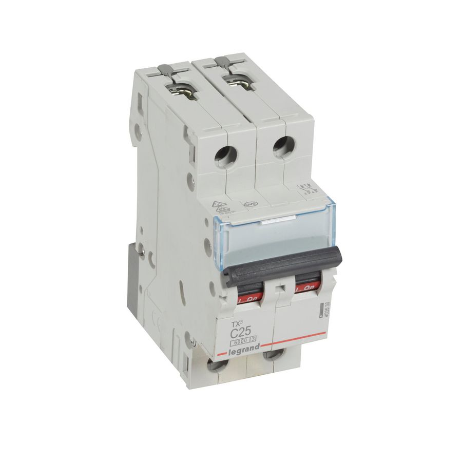 Installatieautomaat MCB TX3 2-polig C-karakteristiek 25A 6000A