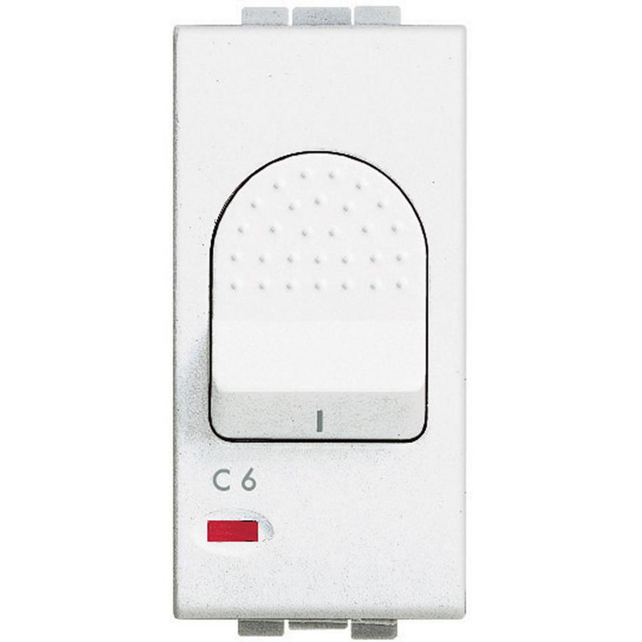 Aardlekautomaat LivingLight 6A 1.5kA 1 module wit  C-karakteristiek