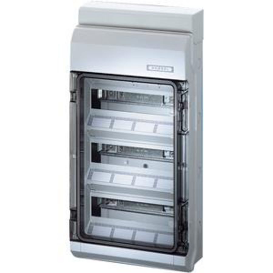 au. beh. KV IP65 36 module 3x12,Tule invoer Nul+PE klem