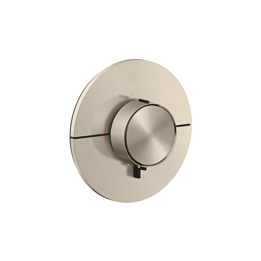 Thermafbouwdeel 1F rond Brushed Nickel ShowerSelect ID