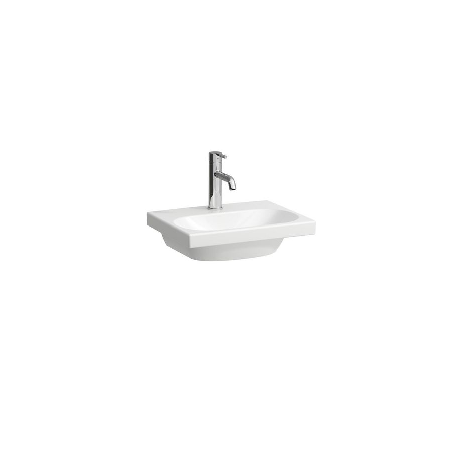 Fontein LUA 45x35cm +kraangat -overloop wit