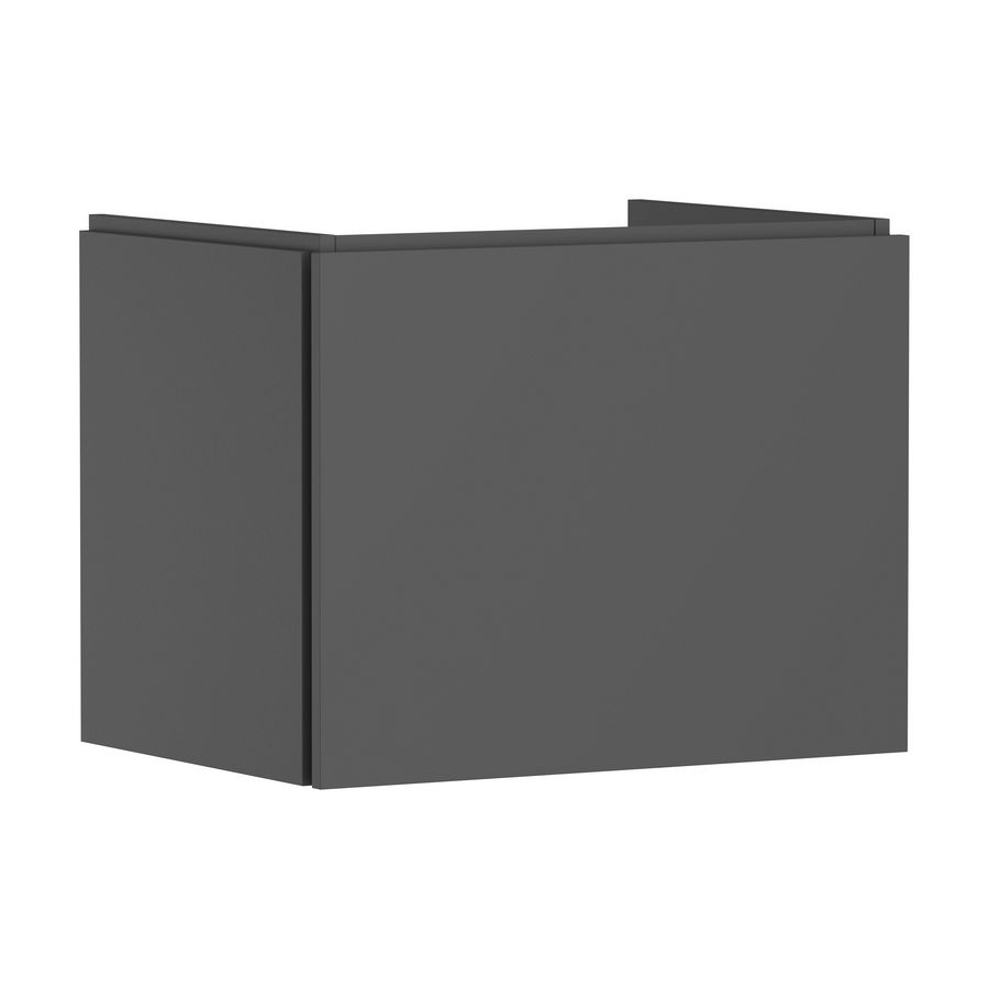 Badmeubel Xilesa E 630/470+1 lade wastafel Slate Matt Grey
