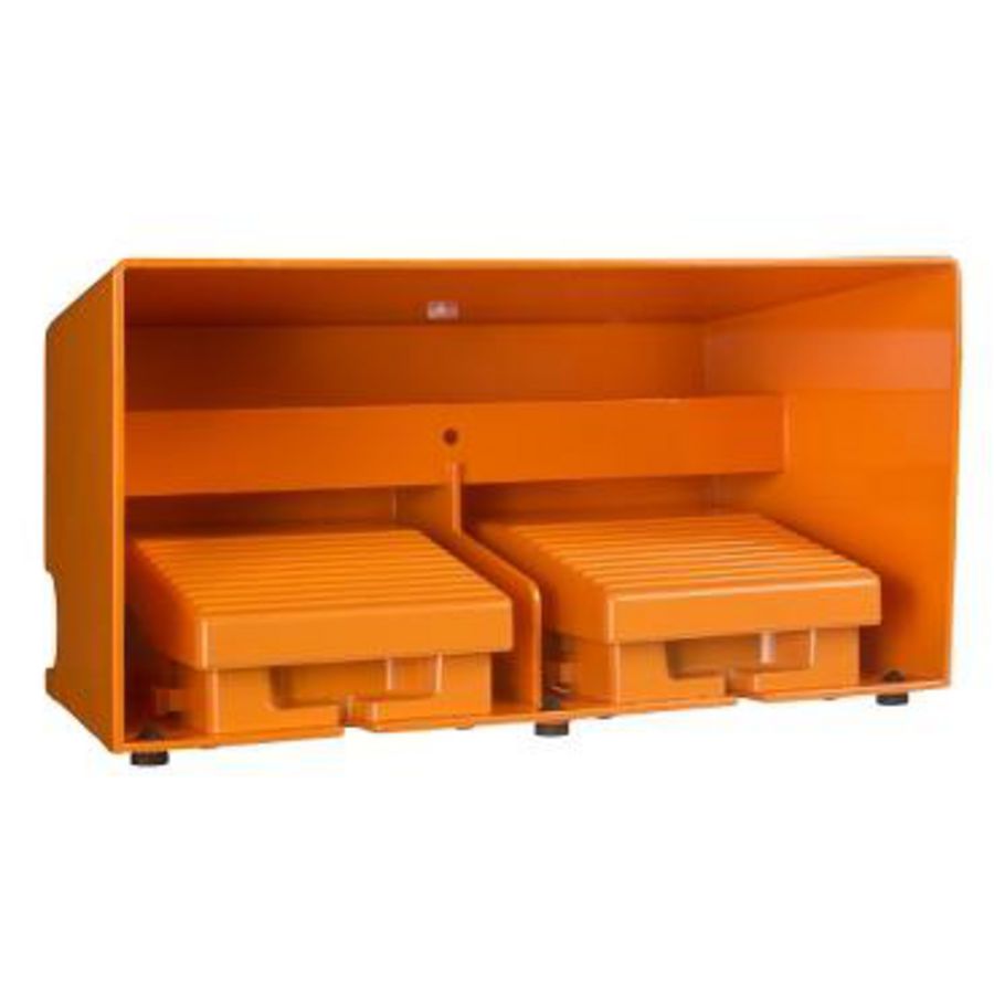 Dubbele pedaalschakelaar IP66 Met kapje Metallic Harmony XPE