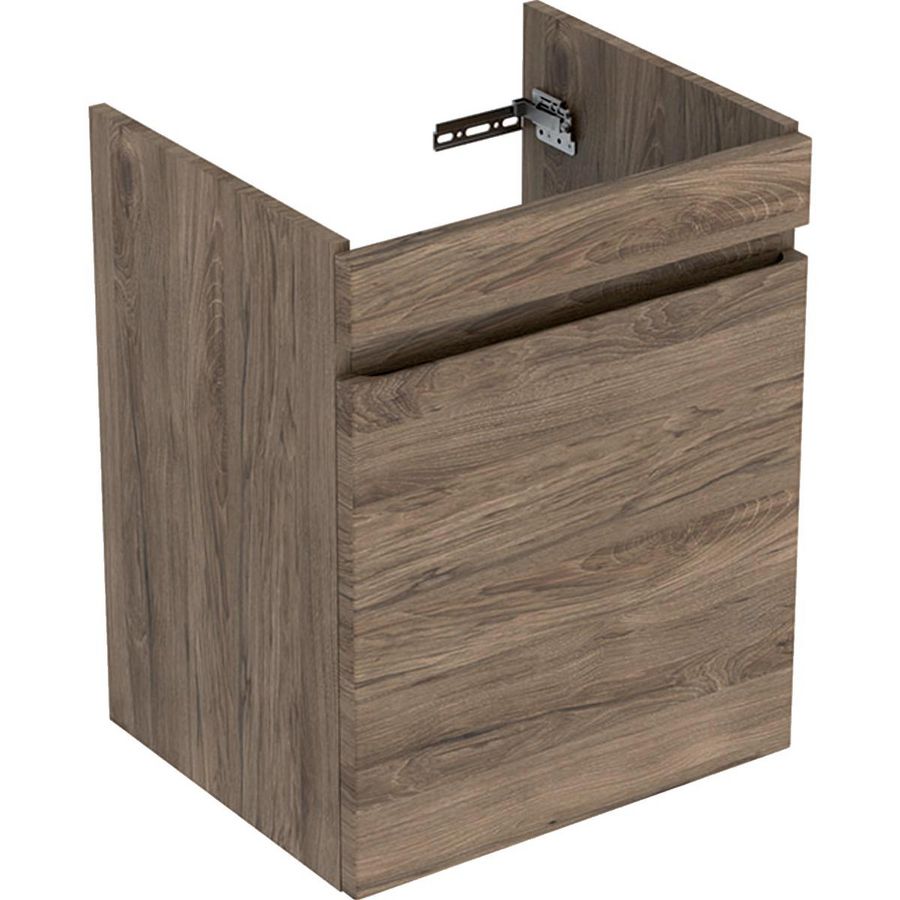 Renova Plan wastafel onderkast + lade 55cm noten hickory