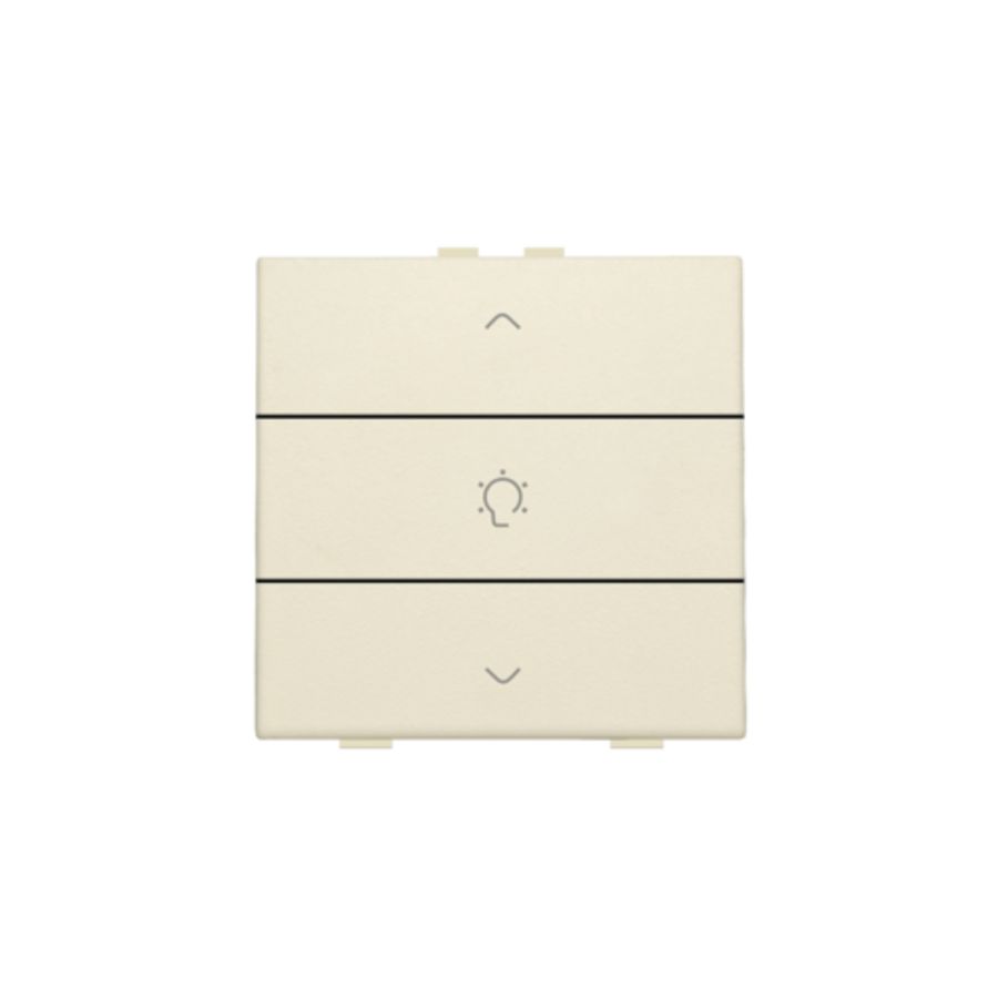 Enkelvoudige dimbediening Home Control cream