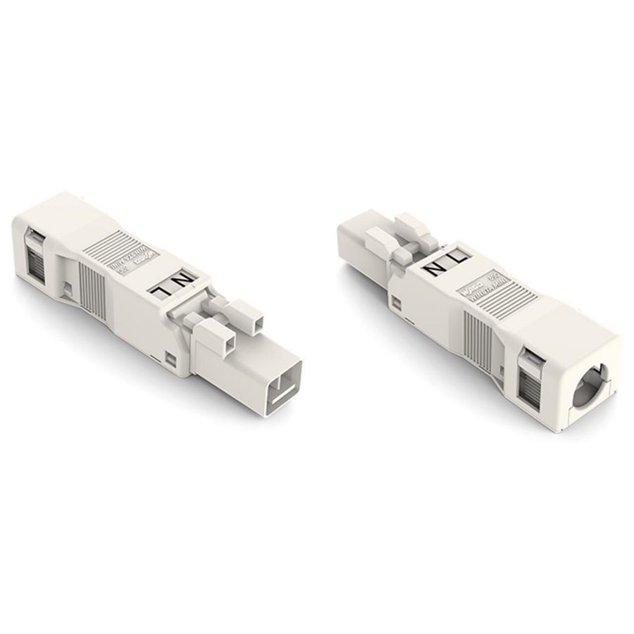 Male met trekontlastingsbeh. 2-polig 890-132 VVE=50